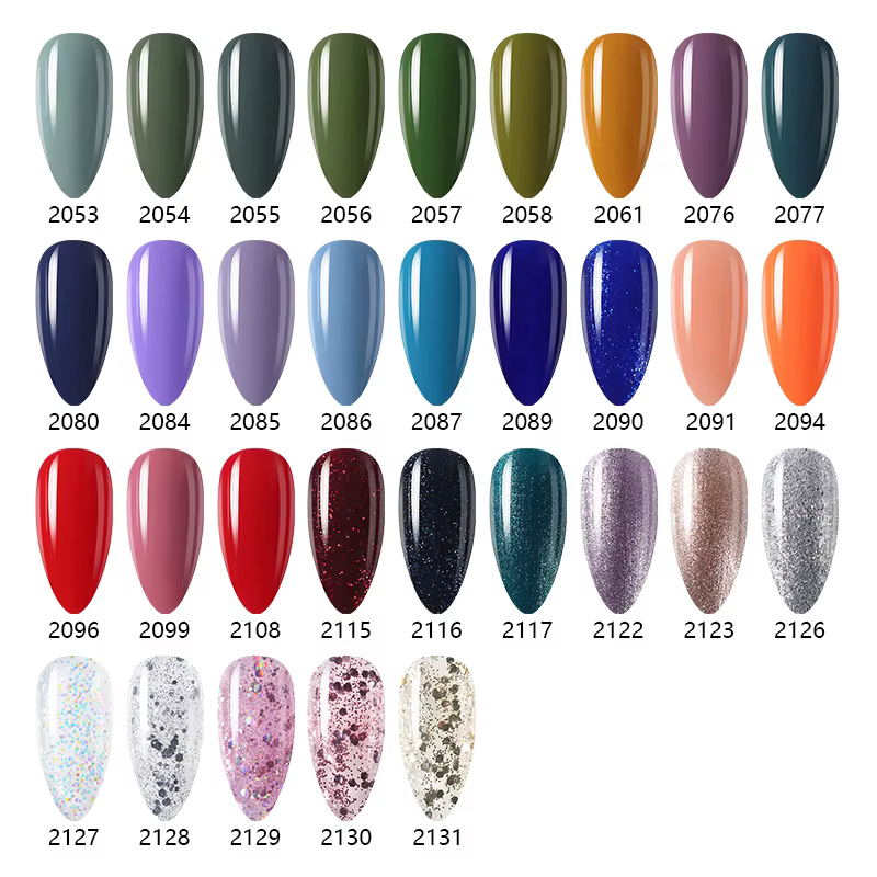 NAILCO 131 couleurs Semi Permanent vernis à ongles Gel hiver série Led