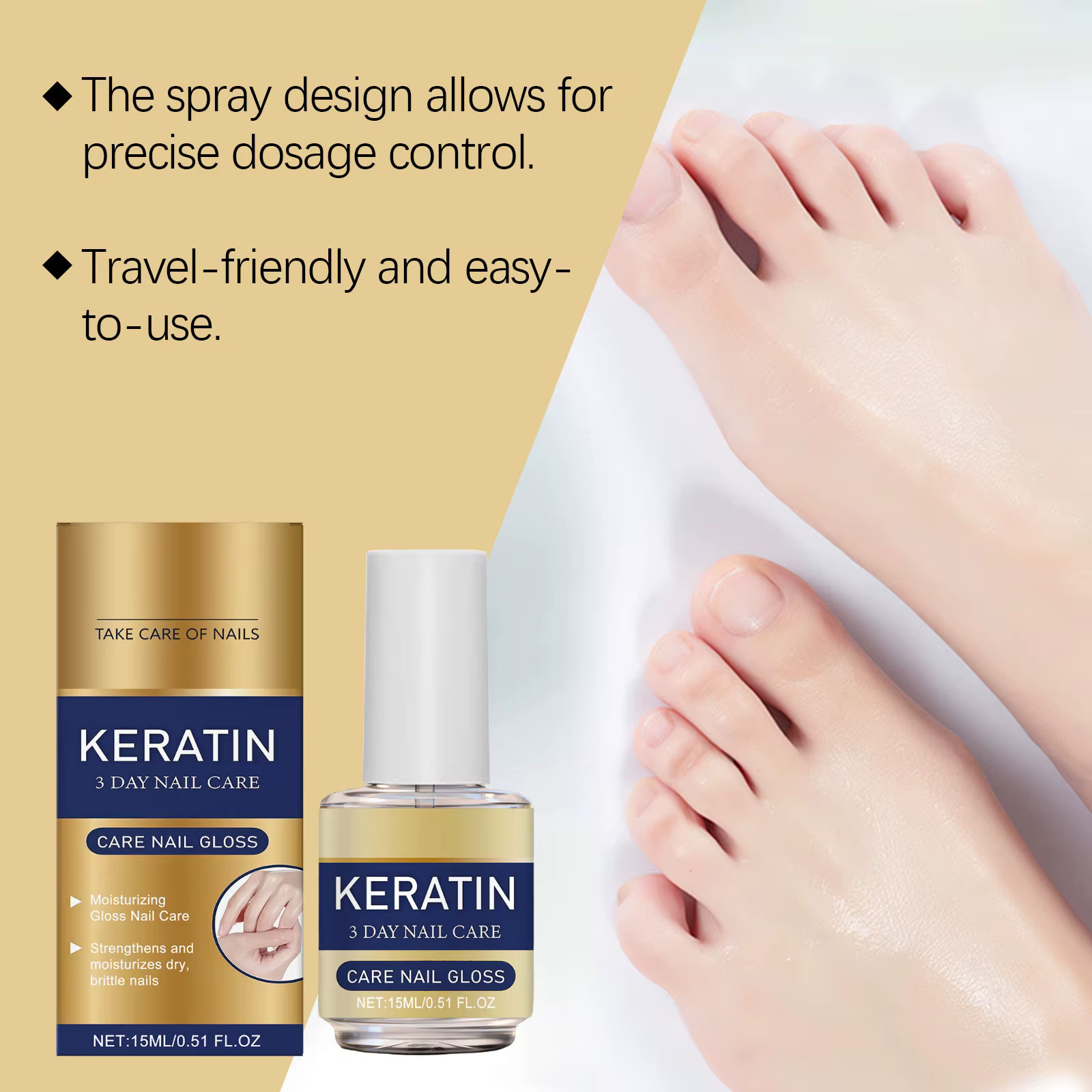 Sérum de Soin des Ongles : Traitement Nutritionnel pour Ongles Abîmés