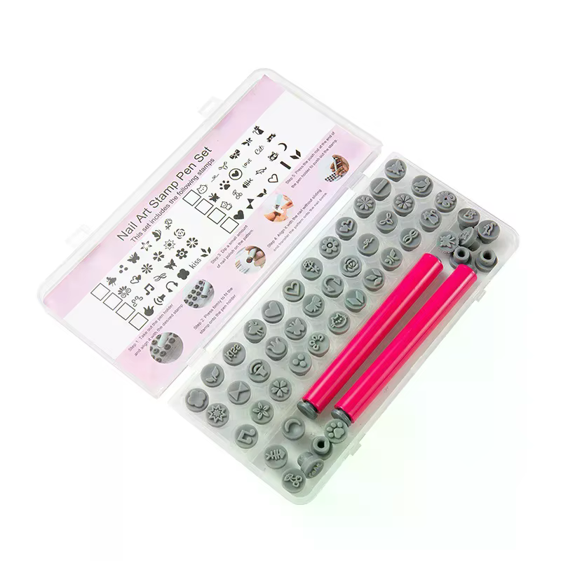 12/36 pièces Nail Art timbre stylo ensemble bricolage conception ongles artisanat Graffiti fleur