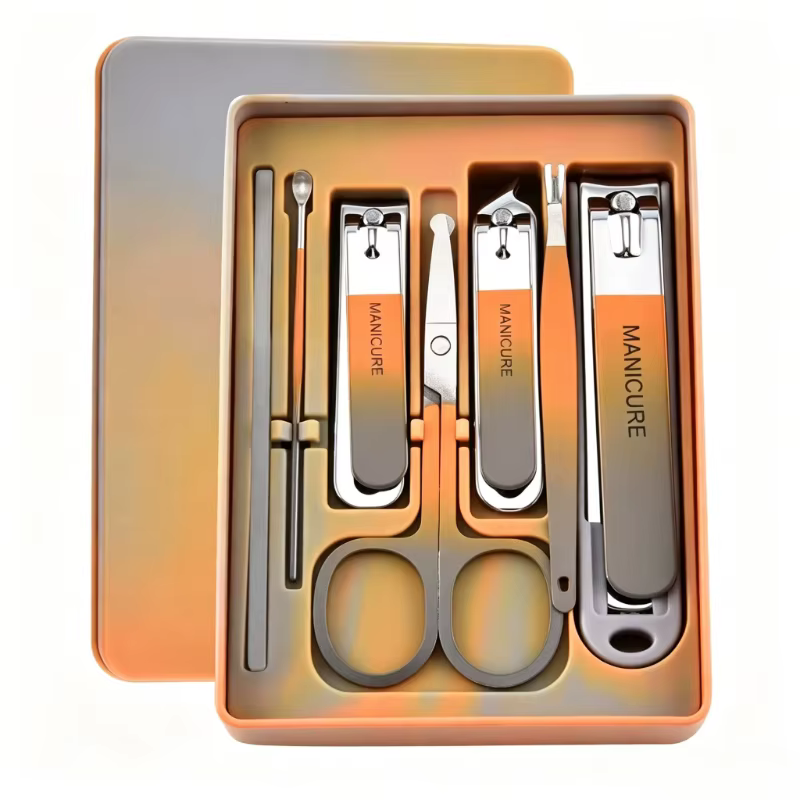 Kit de manucure complet 7 pièces avec coupe-ongles
