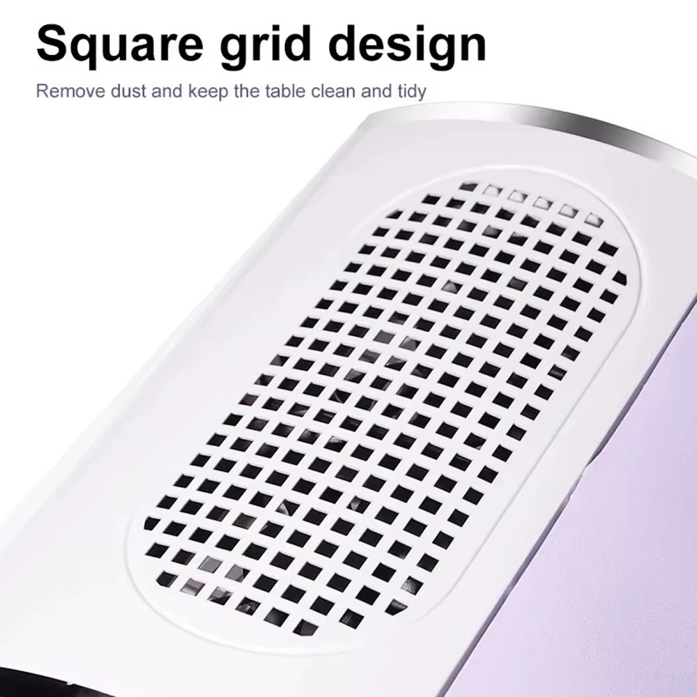 LULAA collecteur de poussière d'ongles pour ongles grande taille 40W 2 ventilateurs extracteur