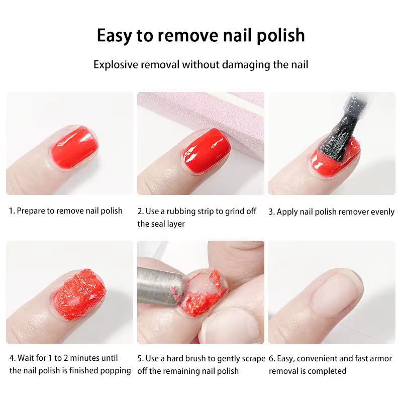 Dissolvant de vernis à ongles Gel magique rapide