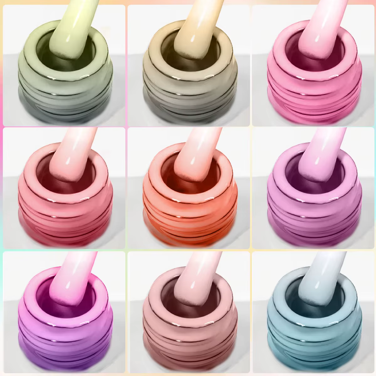 Vernis à ongles gel à couleurs changeantes