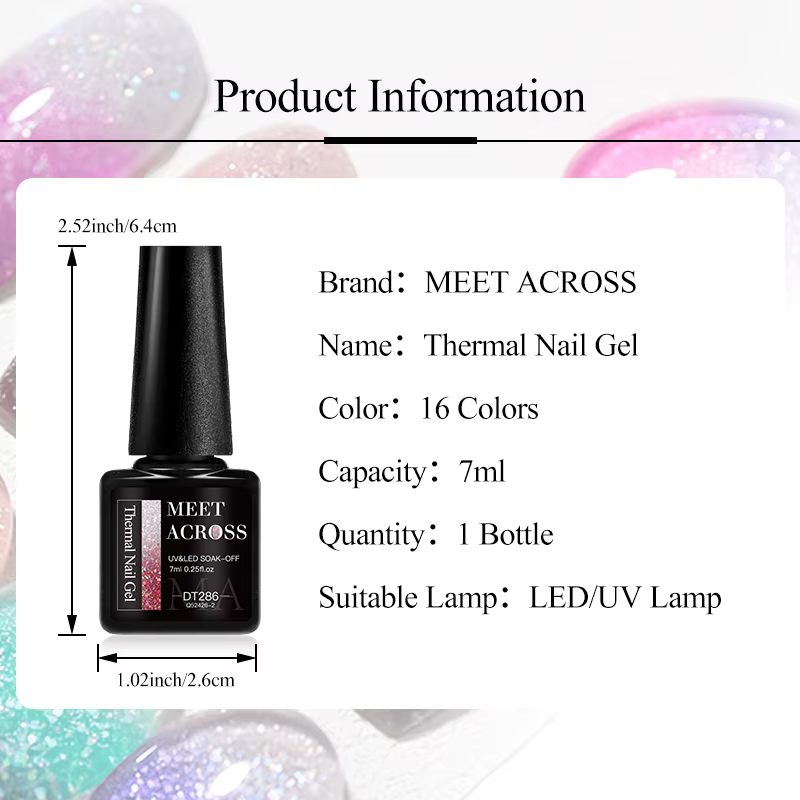 MEET ACROSS-Verhéritage à ongles en gel thermique