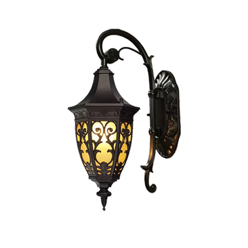 Lumières extérieures imperméables de cour extérieure de Style européen, lumières d'entrée de Villa à la maison, appliques murales extérieures de balcon de clôture
