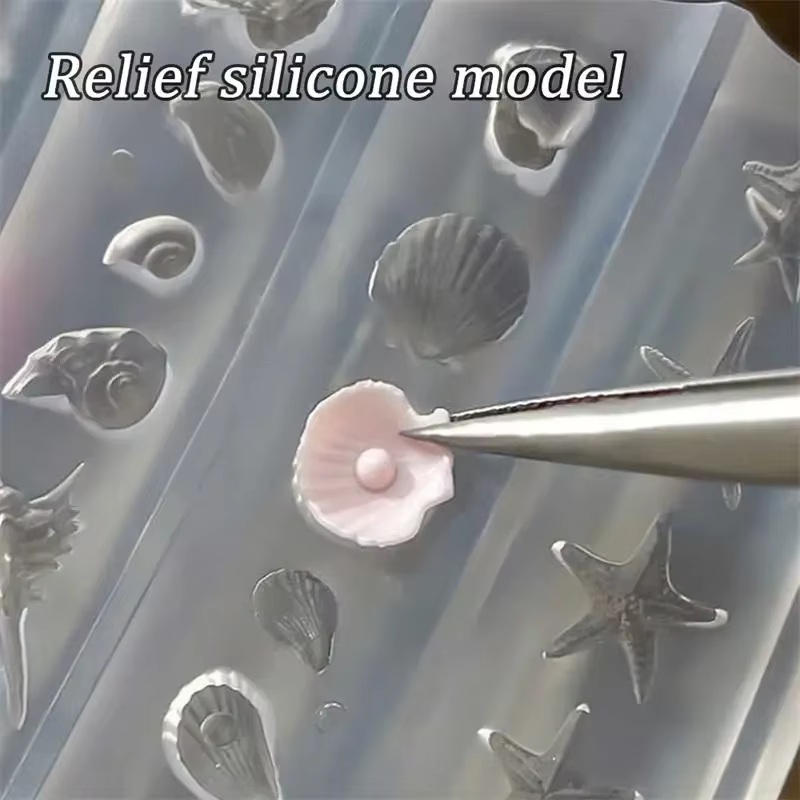 Moule en Silicone thème coquille de mer d'été