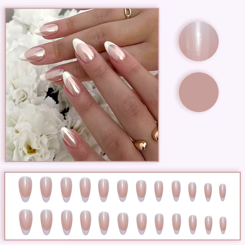 Faux ongles moyens pour femmes et filles