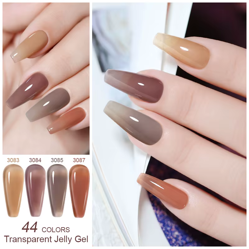 Clou Beaute gelée couleur UV Gel manucure été rose nu Gel ongles arc-en-ciel fournitures pour les professionnels vernis Semi-permanent