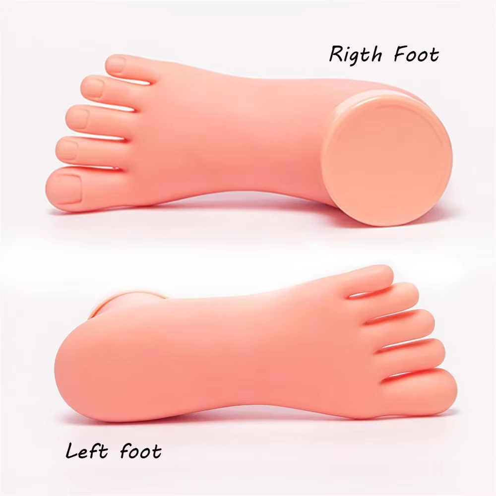 Modèle de pied de pratique des ongles