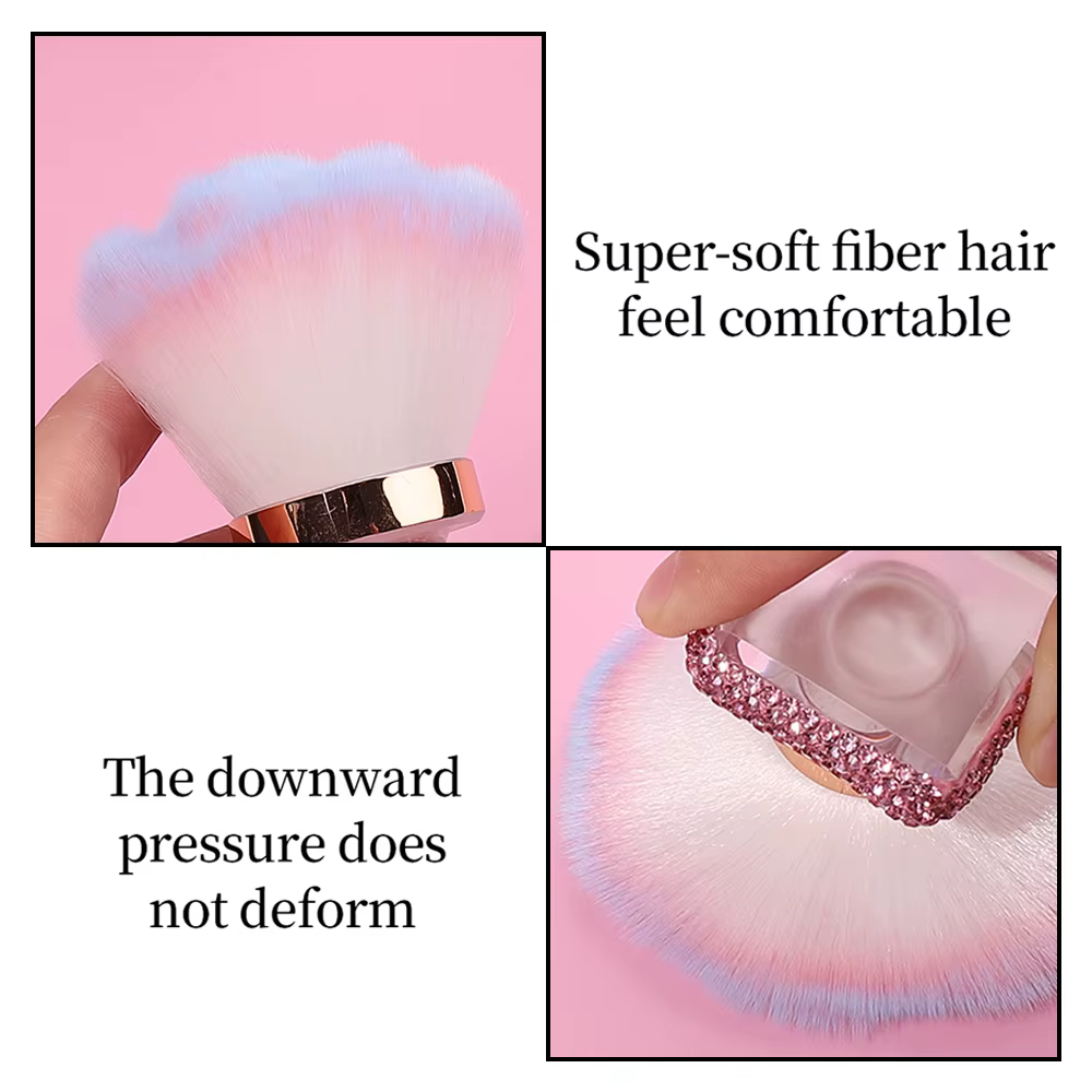 Brosse à tête de Rose en diamant pour Nail Art