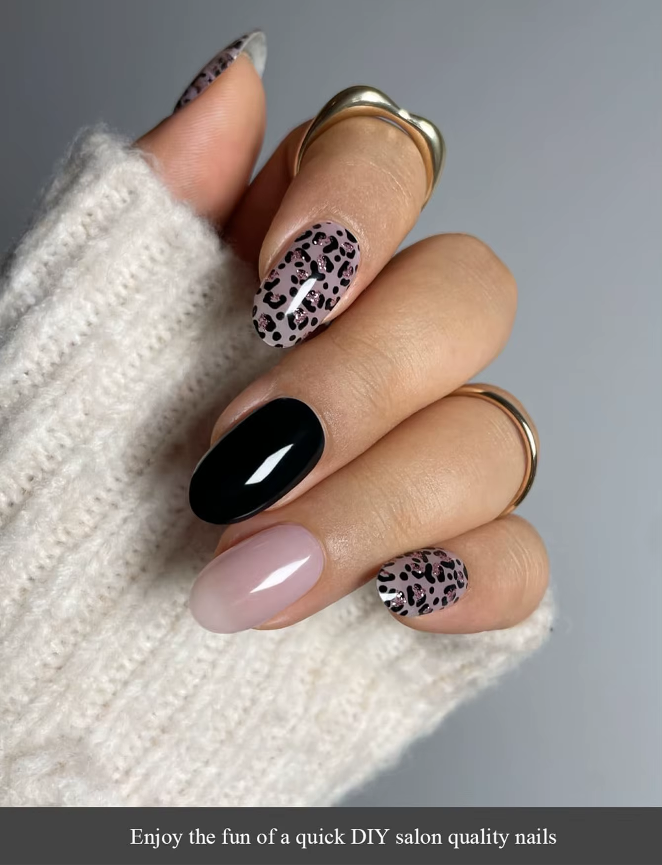 Bandes pour ongles en gel semi-durci | Autocollants