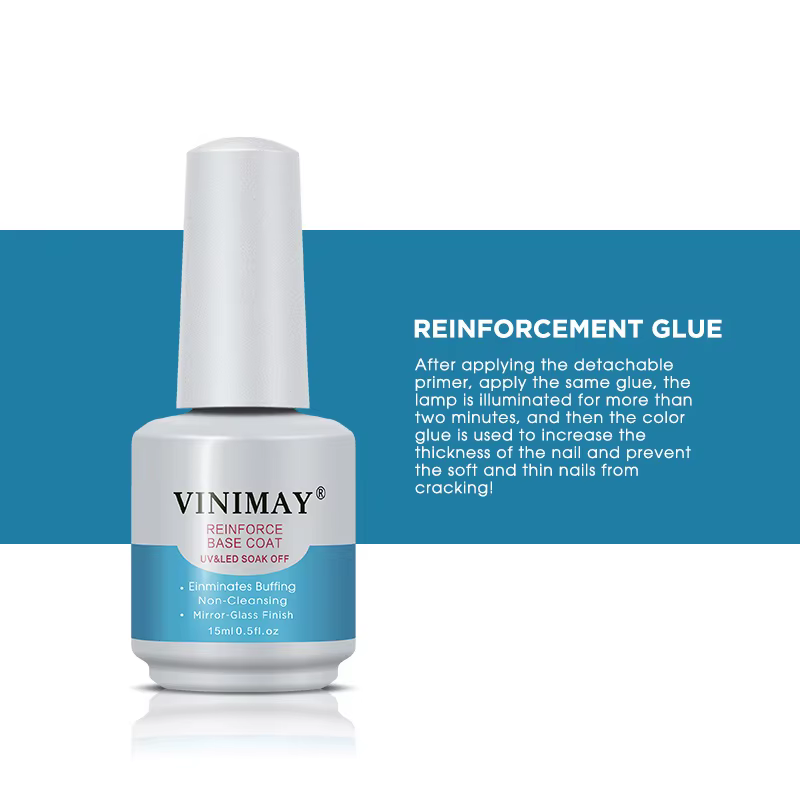VINIMAY Base couche de finition Gel vernis à ongles sans acide apprêt