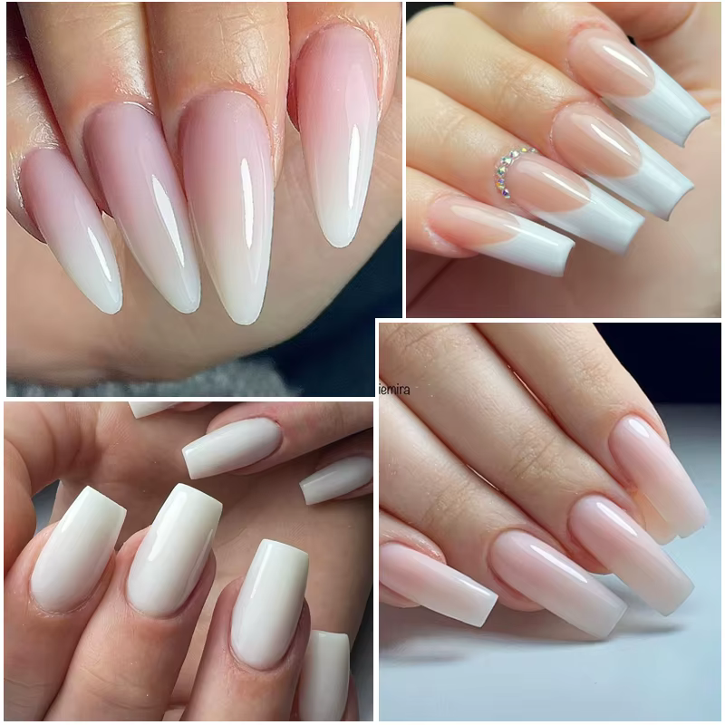 UR SUGAR 15ml gelée Extension vernis à ongles Gel de Construction UV rose blanc clair tremper Nail Art Gel
