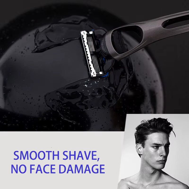 Gel à raser pour hommes, crème à raser rafraîchissante, adoucissant pour la barbe, rasage en douceur, gel à raser super-lisse incroyable pour hommes seniors