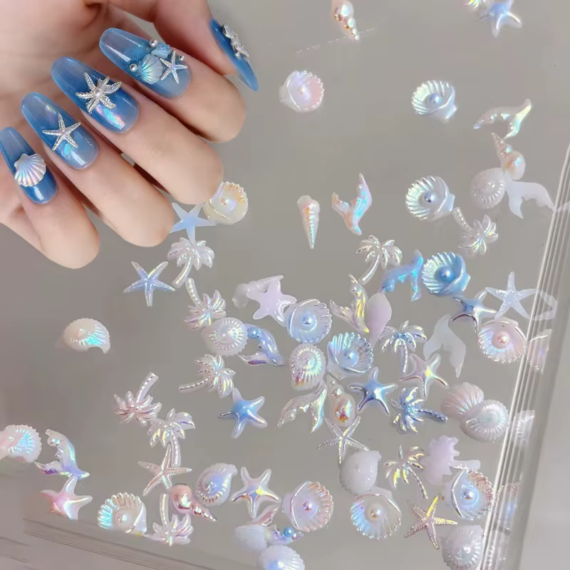 Breloques 3D Océan pour Nail Art