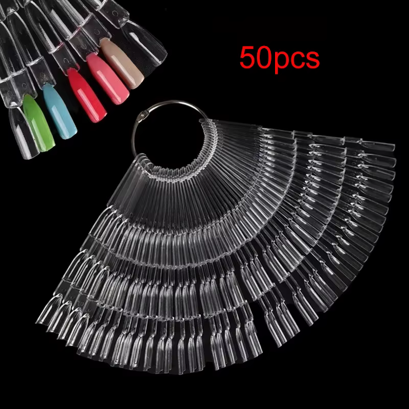 50 cartes de couleurs pour ongles