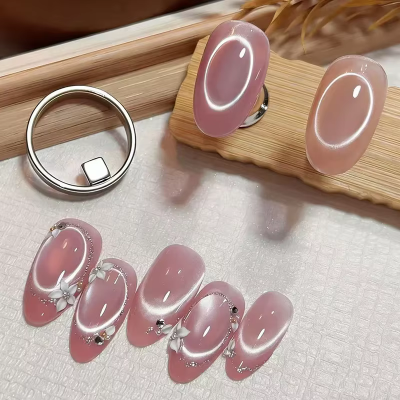 Nouvel Outil Magnétique Circulaire Effet Œil de Chat pour Nail Art