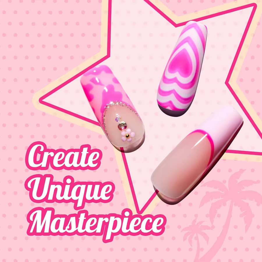 Ensemble de vernis à ongles en Gel rose