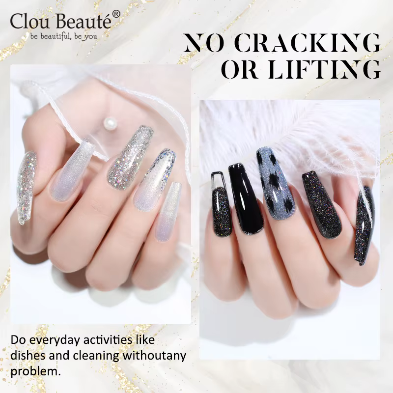 Clou Beaute 8ml Gel Vernis à Ongles Sans HEMA/TPO pour Nail Art