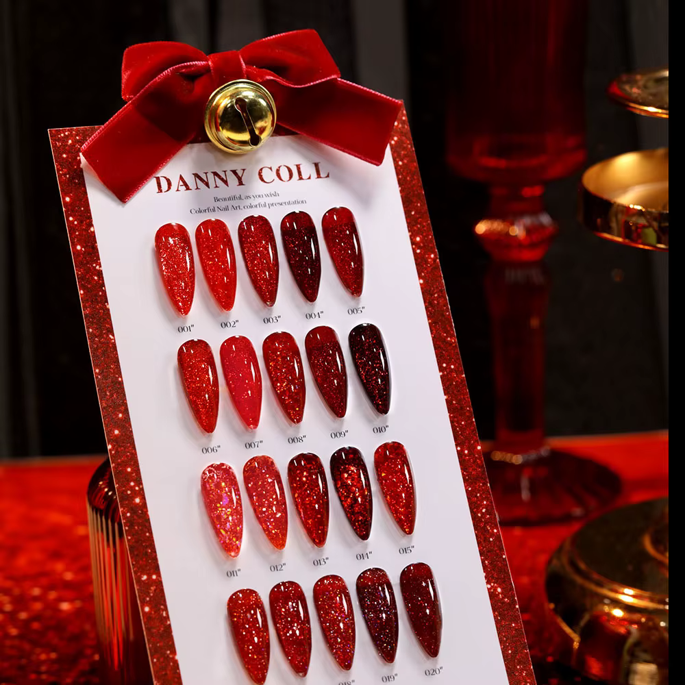 Ensemble de vernis à ongles Gel œil de chat rouge Semi Permanent magnétique UV LED Gel