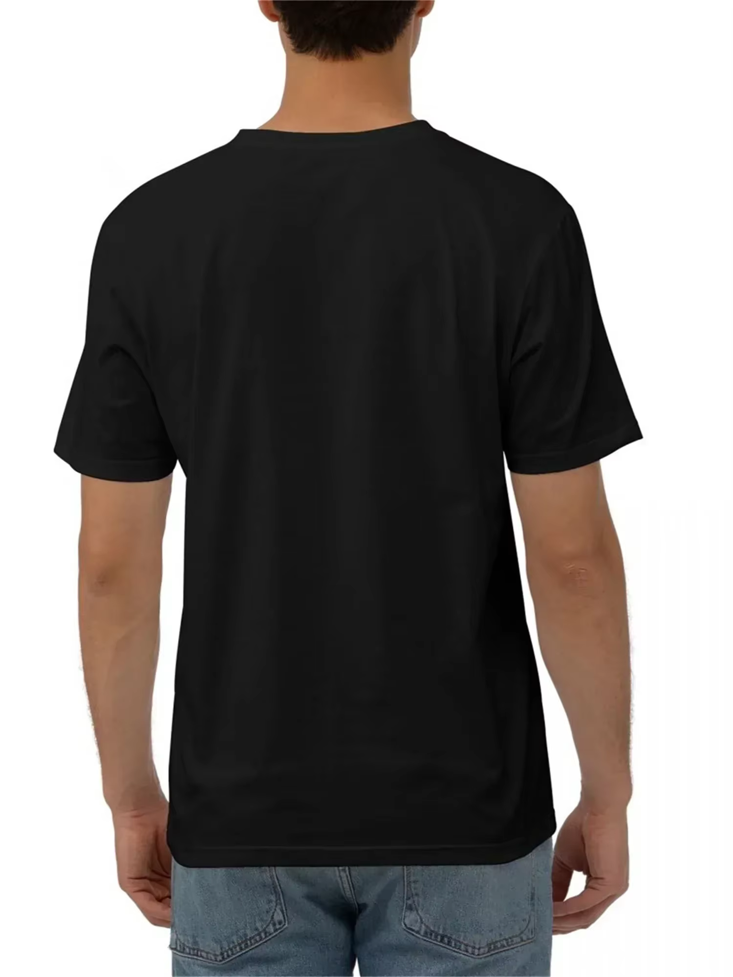 T-shirt humoristique « Fih Is Calling Meme » – Haut tendance à imprimé géométrique, col rond, manches courtes, design humoristique pour tenue décontractée