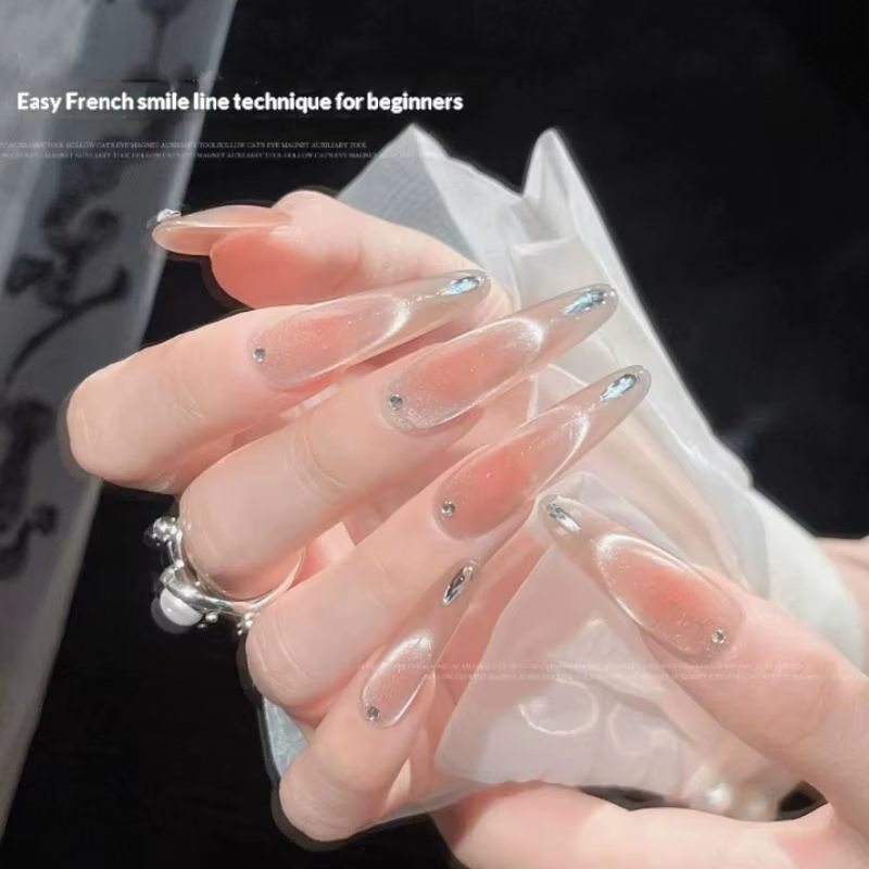 Gel Polish Effet Trou Noir Magnétique Œil de Chat Creux Nouvelle Formule Ultra-Puissante Séchage Rapide en 3 Secondes pour Manucure DIY