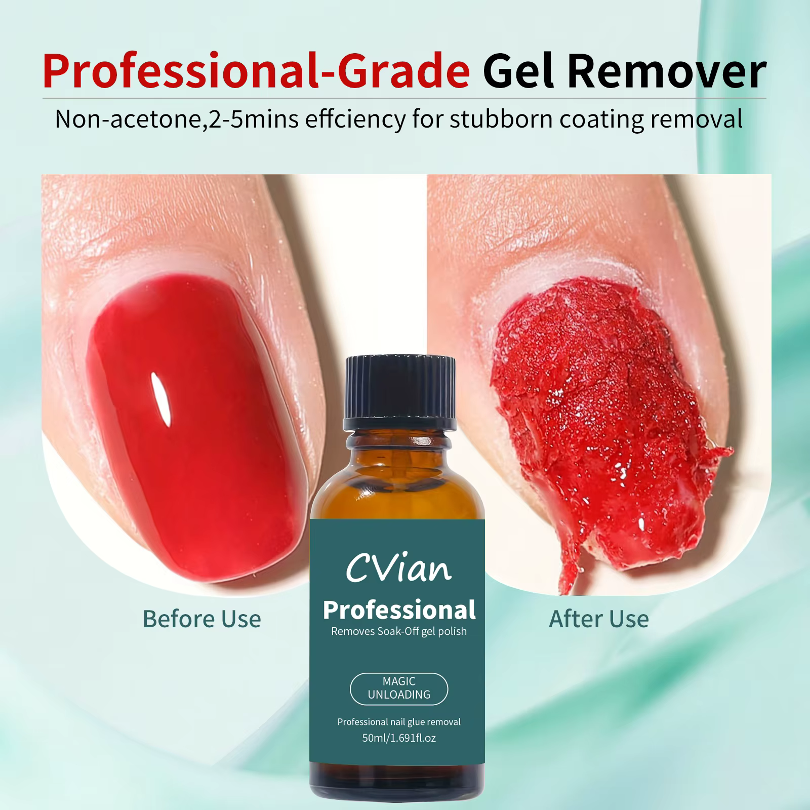 Dissolvant pour vernis à ongles en gel 50 ml