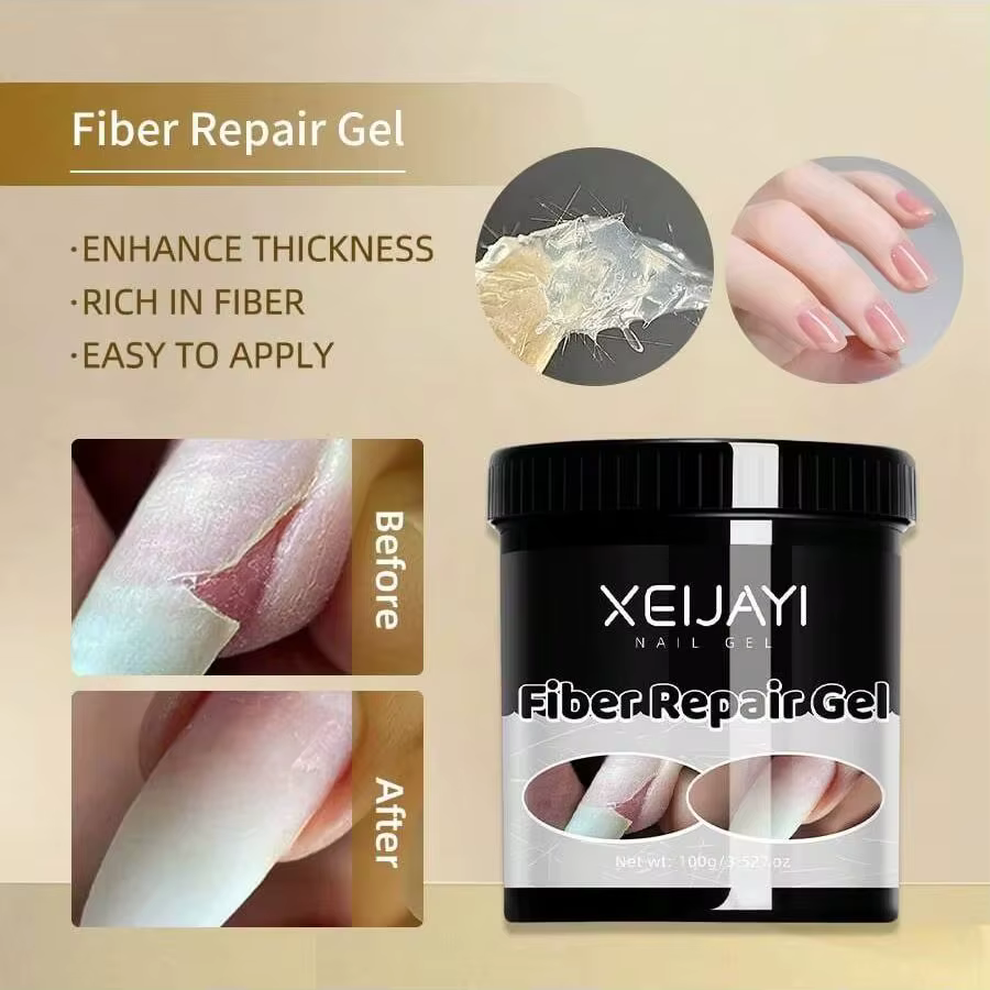 XEIJAYI 1Pc 100g Gel réparateur pour ongles cassés