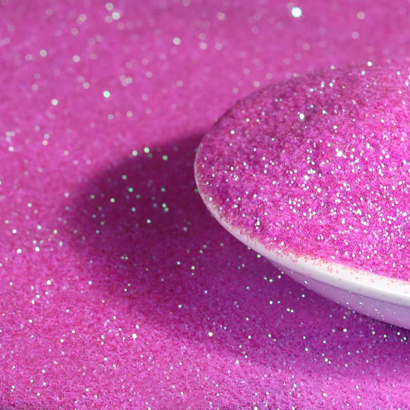 Poudre scintillante super fine pour ongles
