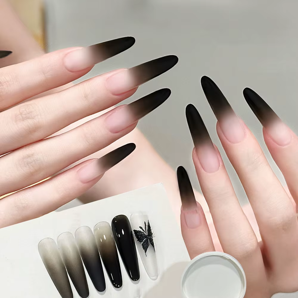 5ml noir coussin dégradé peinture Gel