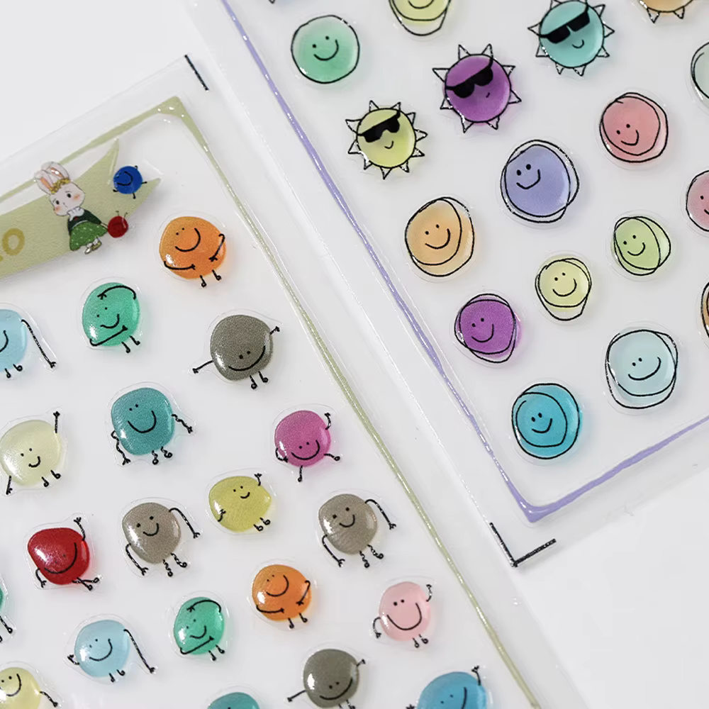 Autocollants coréens pour Nail Art