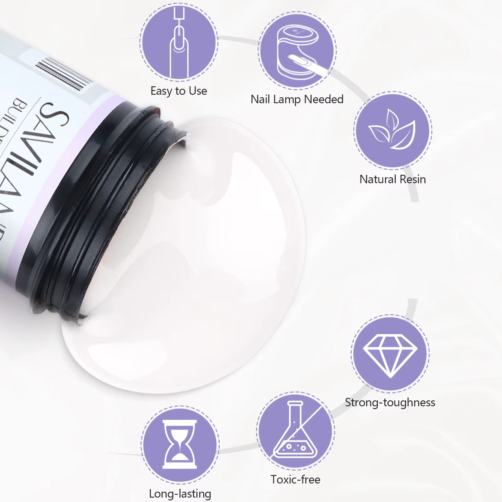 Saviland-Verhéritage à ongles en gel