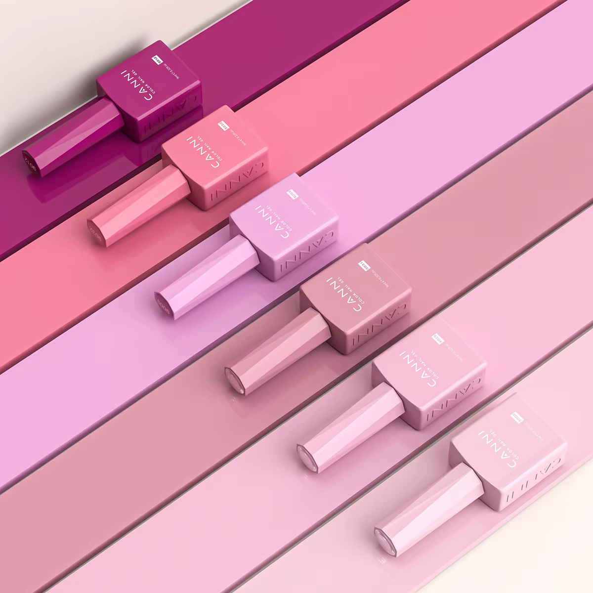 9ml CANNI HEMA/TPO gratuit couleur rose nu vernis à ongles couverture complète Semi Permanent longue tenue couche de