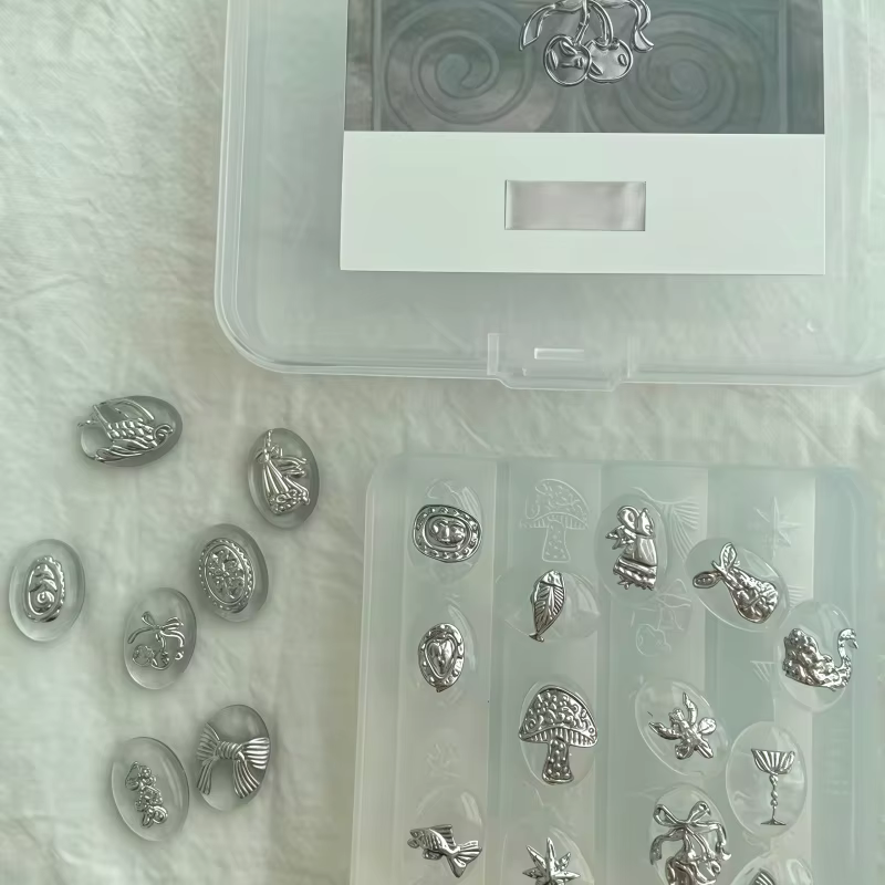 Moule en silicone 3D gaufré pour nail art