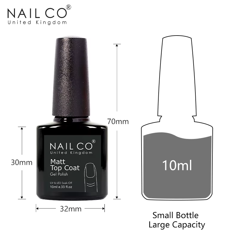 Verhéritage à Ongles en Gel UV Transparent et Mat