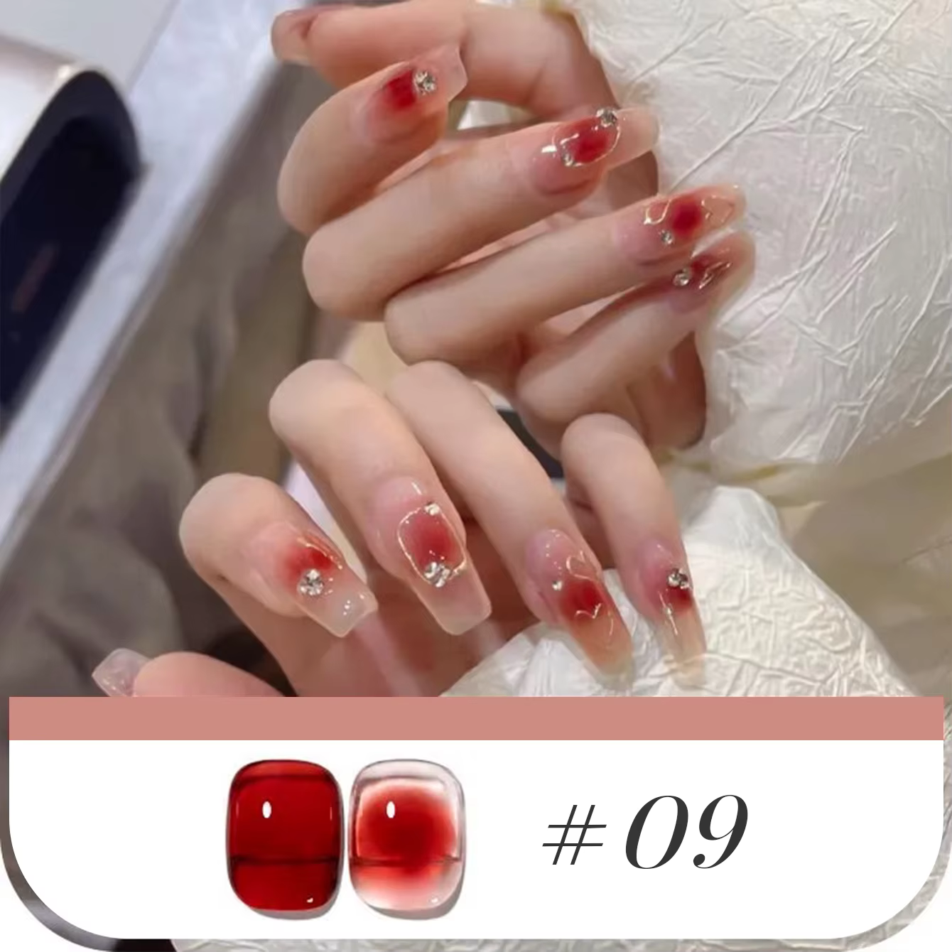 MIANEL 10ML Pure Desire Blush Jelly Gel Vernis à Ongles 2026 Nouveau