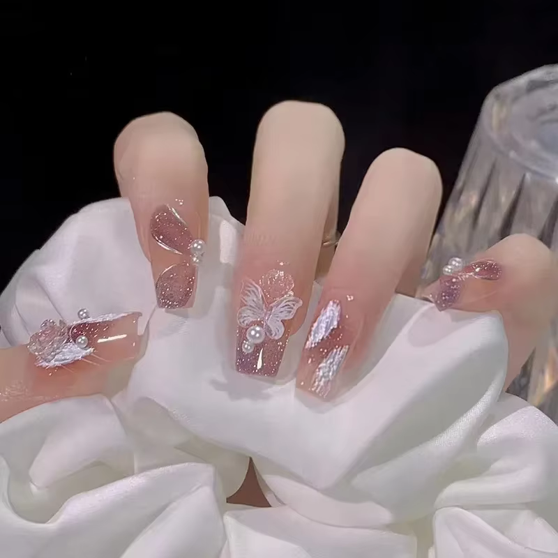 Ensemble de Faux Ongles Réutilisables N64.Blush