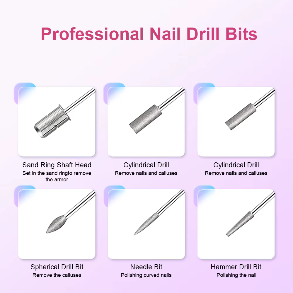 Ensemble de ponceuse à ongles électrique
