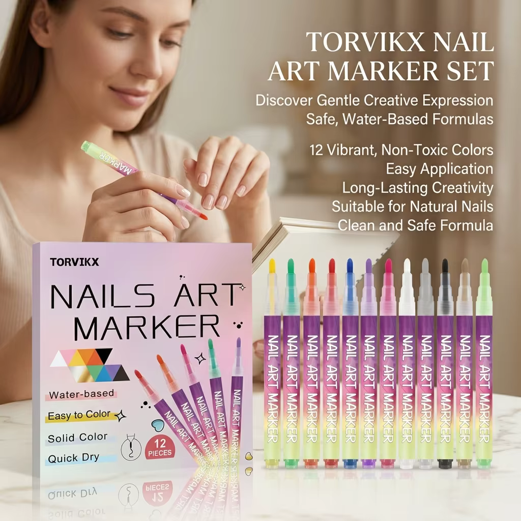 Ensemble de stylos marqueurs pour nail art