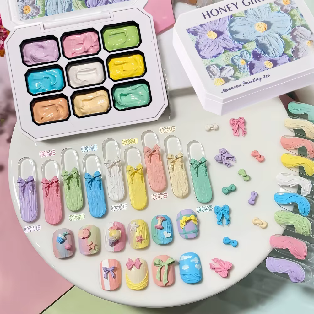 Vernis à ongles solide de la série Macaron 9 couleurs