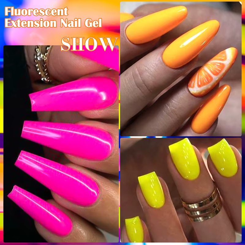 Gel pour ongles en Poly néon