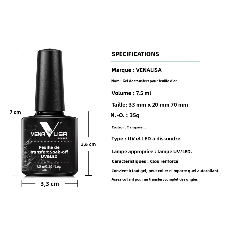 Venalisa – Gel de colle pour ongles
