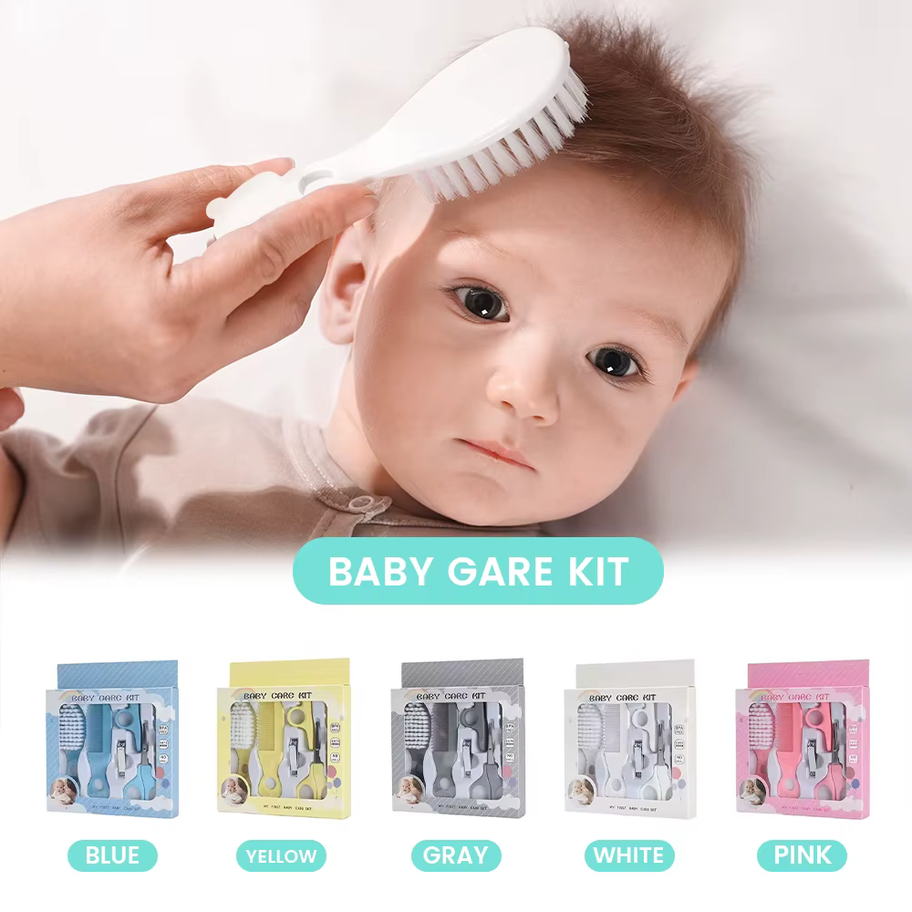 Kit de soins pour bébé 6 pièces/ensemble - Kit essentiel de soins pour nouveau-né. Ensemble de soins de santé pour nouveau-nés, nourrissons et tout-petits