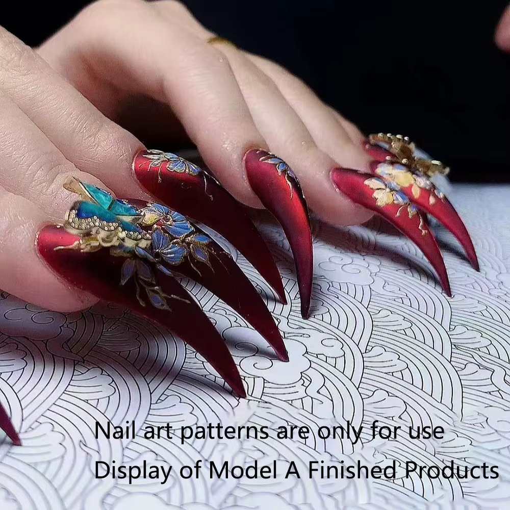 Ongles Stiletto incurvés