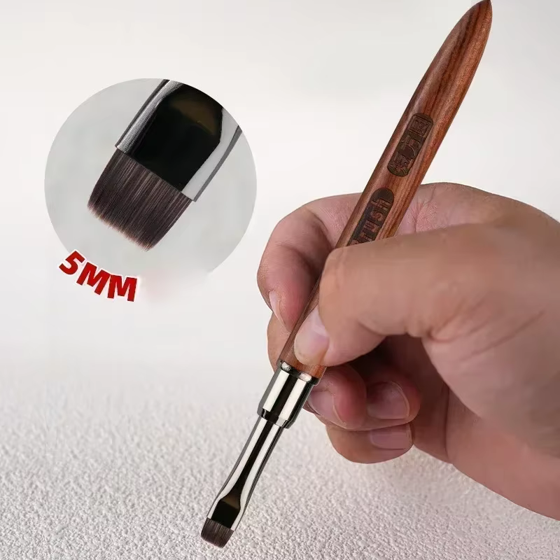 Pinceau de peinture en gel pour ongles