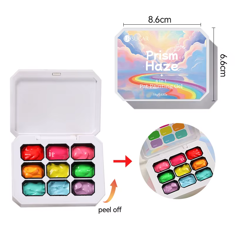 UR SUGAR Gel de Peinture pour Ongles 9 Couleurs/1 Groupe