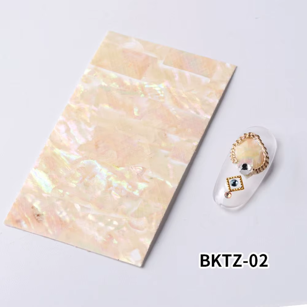 Feuilles d'ongles scintillantes pour manucure