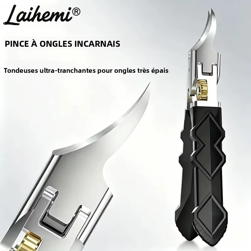 Coupe-ongles ergonomiques pour couper les ongles épais incarnés