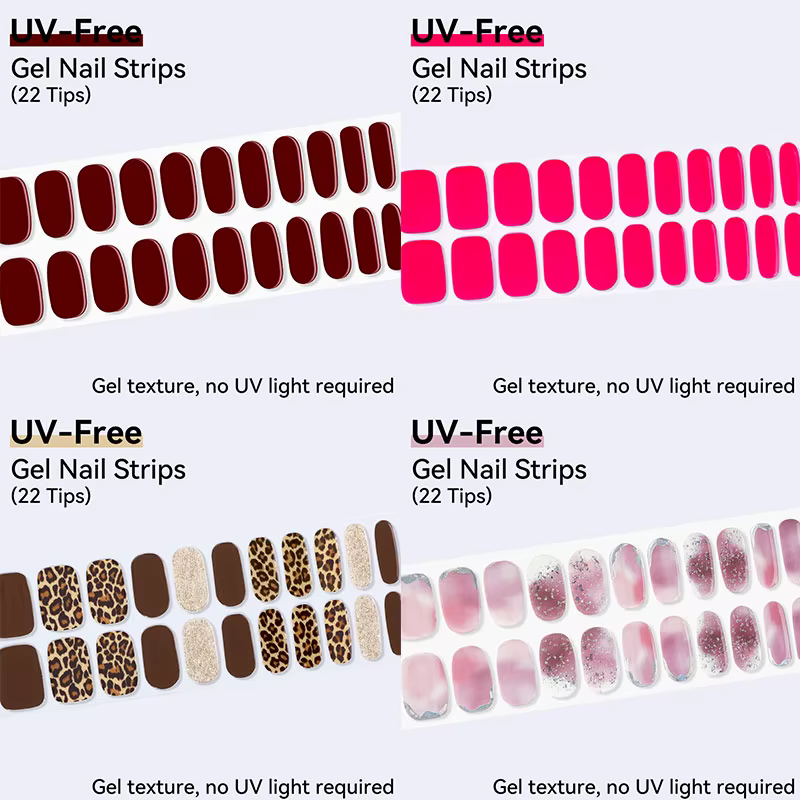 Bandes pour ongles en Gel sans UV
